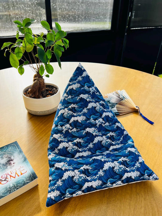 Coussin de lecture Hokusaï