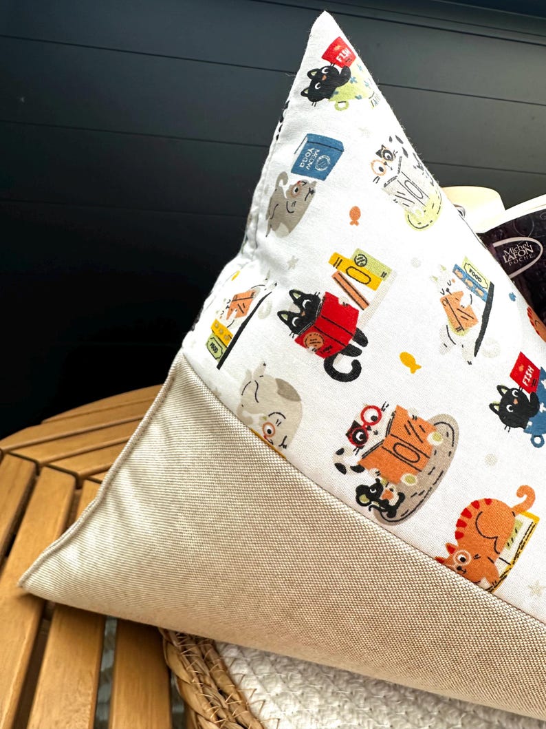 Coussin de lecture Chats