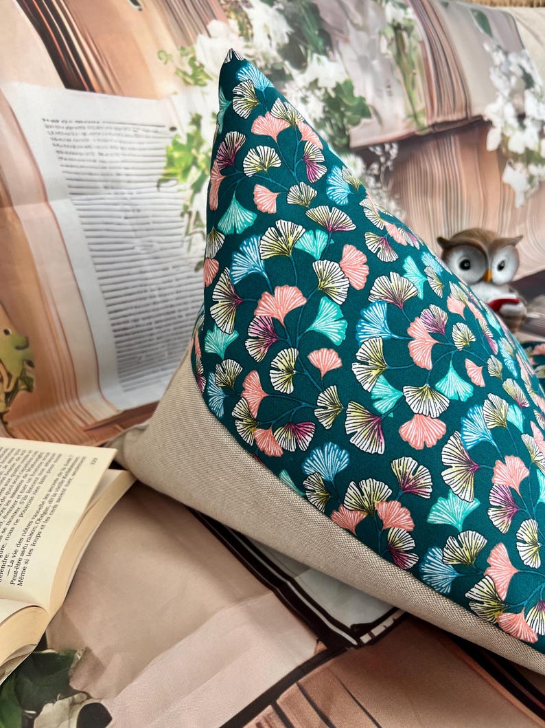 Coussin de lecture Ginkgo