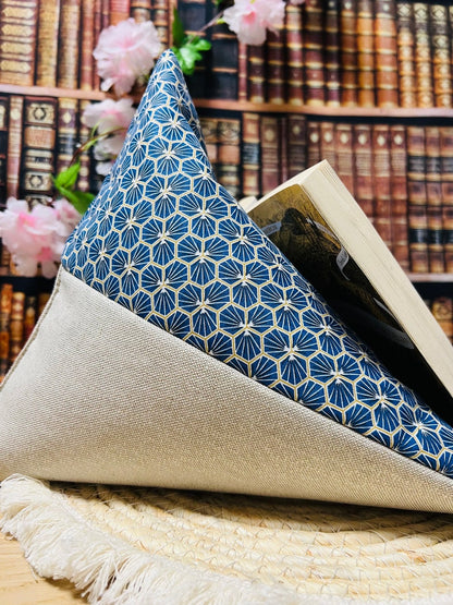 Coussin de lecture Clover bleu