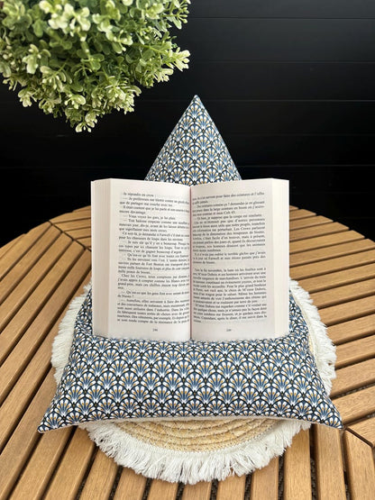 Coussin de lecture Harmonie acier