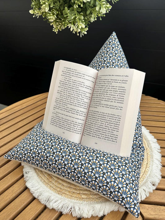 Coussin de lecture Harmonie acier