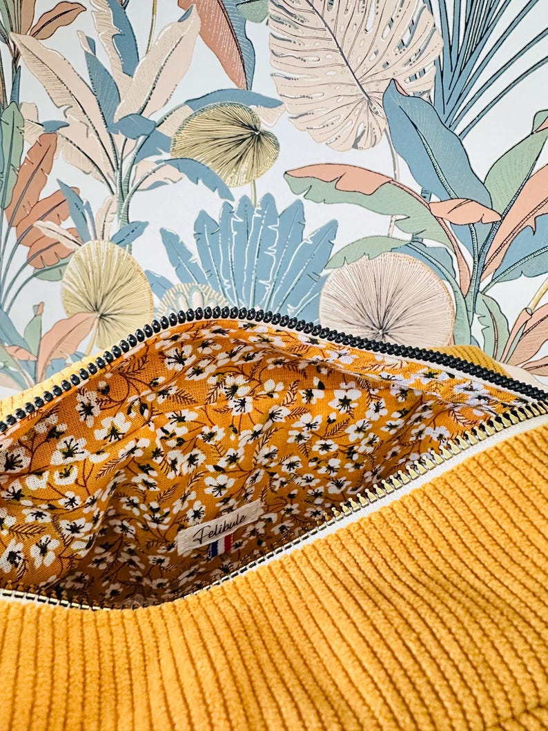 Trousse de toilette en velours Louise