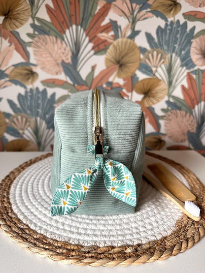 Trousse de toilette en velours Agua