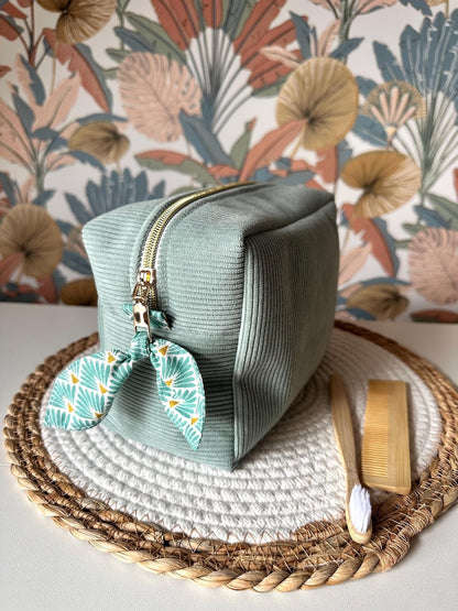 Trousse de toilette en velours Agua