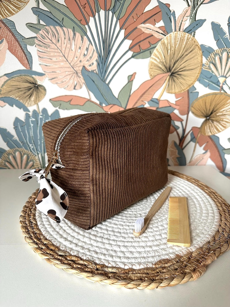 Trousse de toilette en velours Amazonie