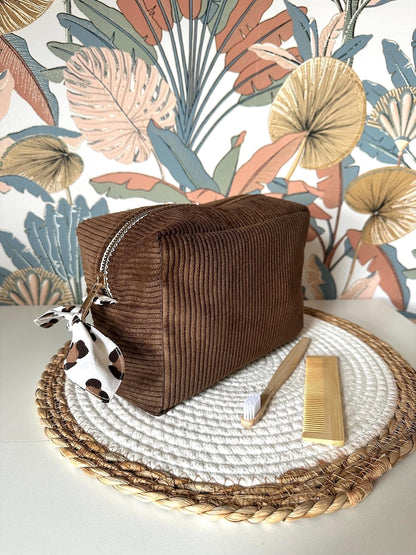 Trousse de toilette en velours Amazonie