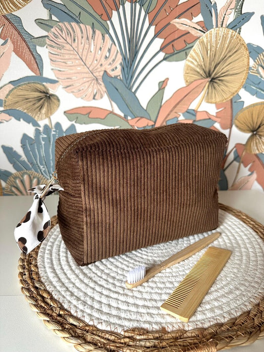 Trousse de toilette en velours Amazonie