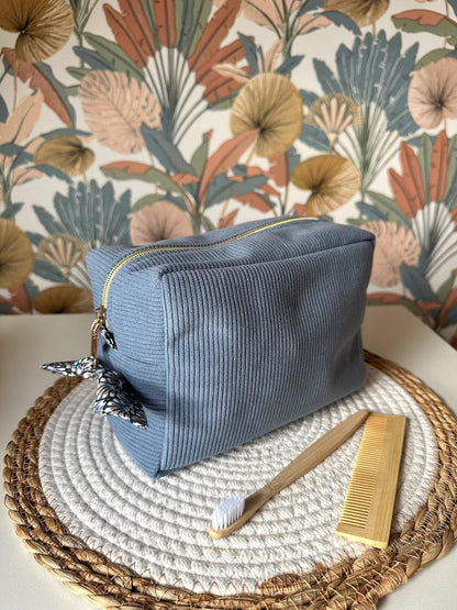 Trousse de toilette en velours Harmonie