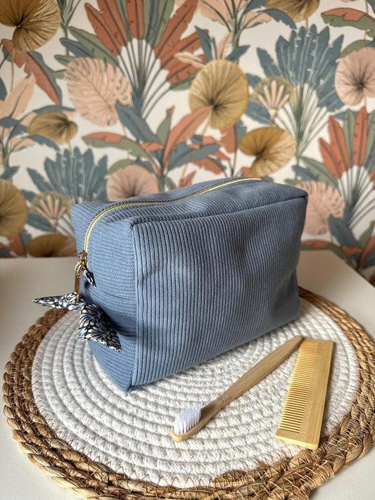 Trousse de toilette en velours Harmonie