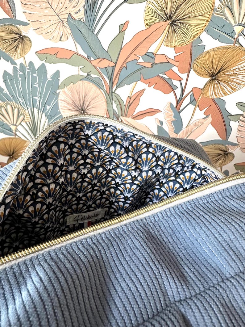Trousse de toilette en velours Harmonie