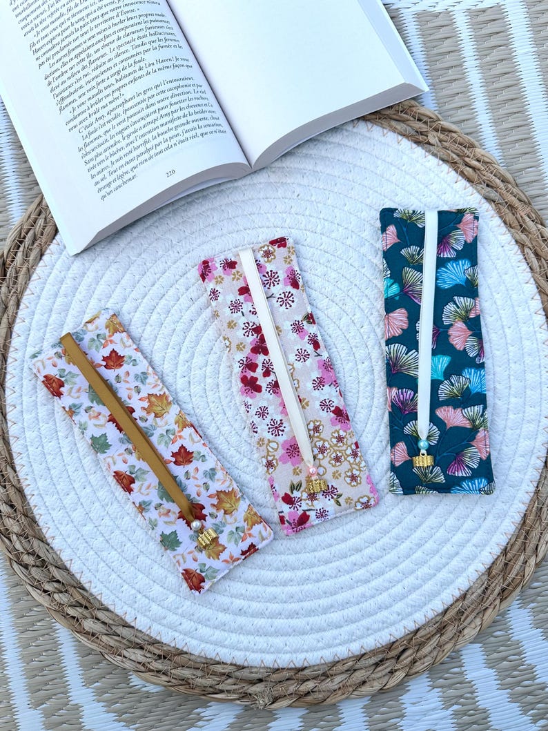 Marques pages en tissu
