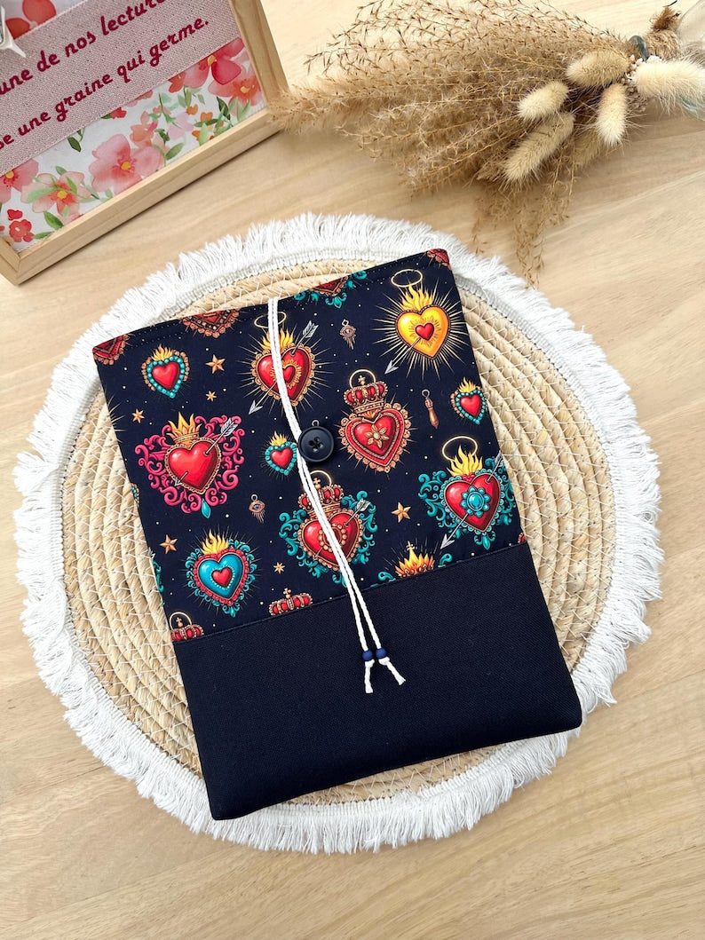 Pochette à livre Coeurs Sacrés