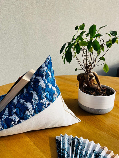 Coussin de lecture Hokusaï