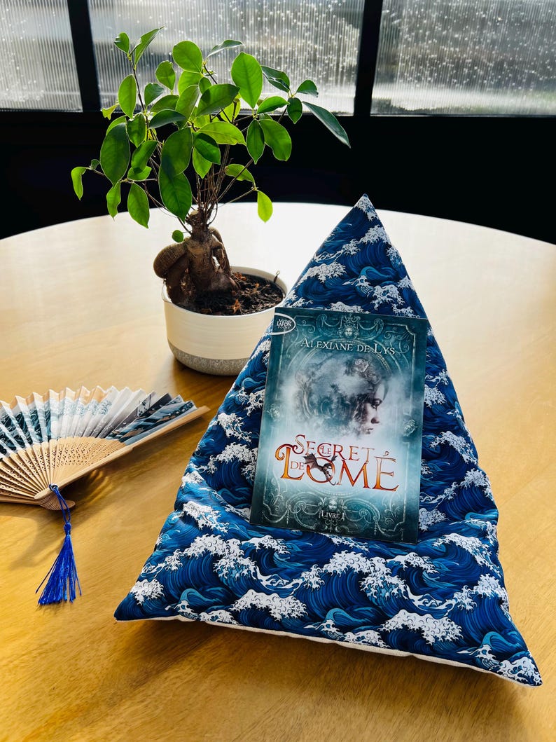 Coussin de lecture Hokusaï