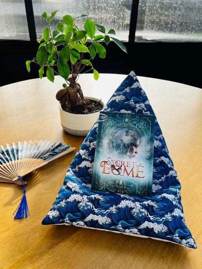 Coussin de lecture Hokusaï