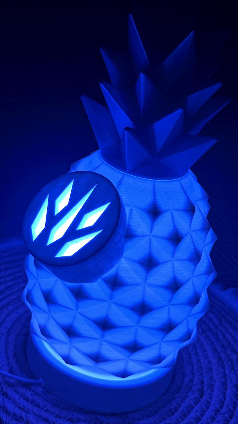 Lampe ananas nacré