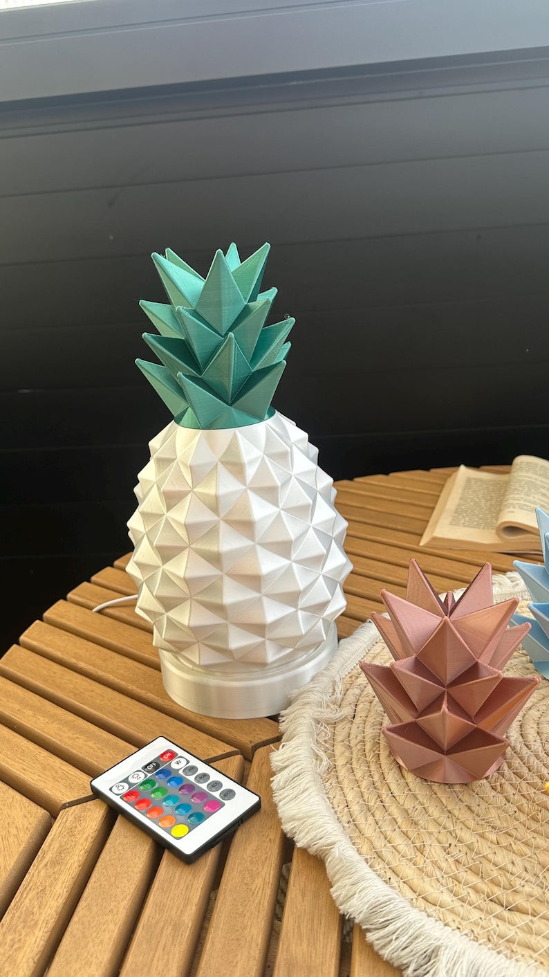 Lampe ananas nacré