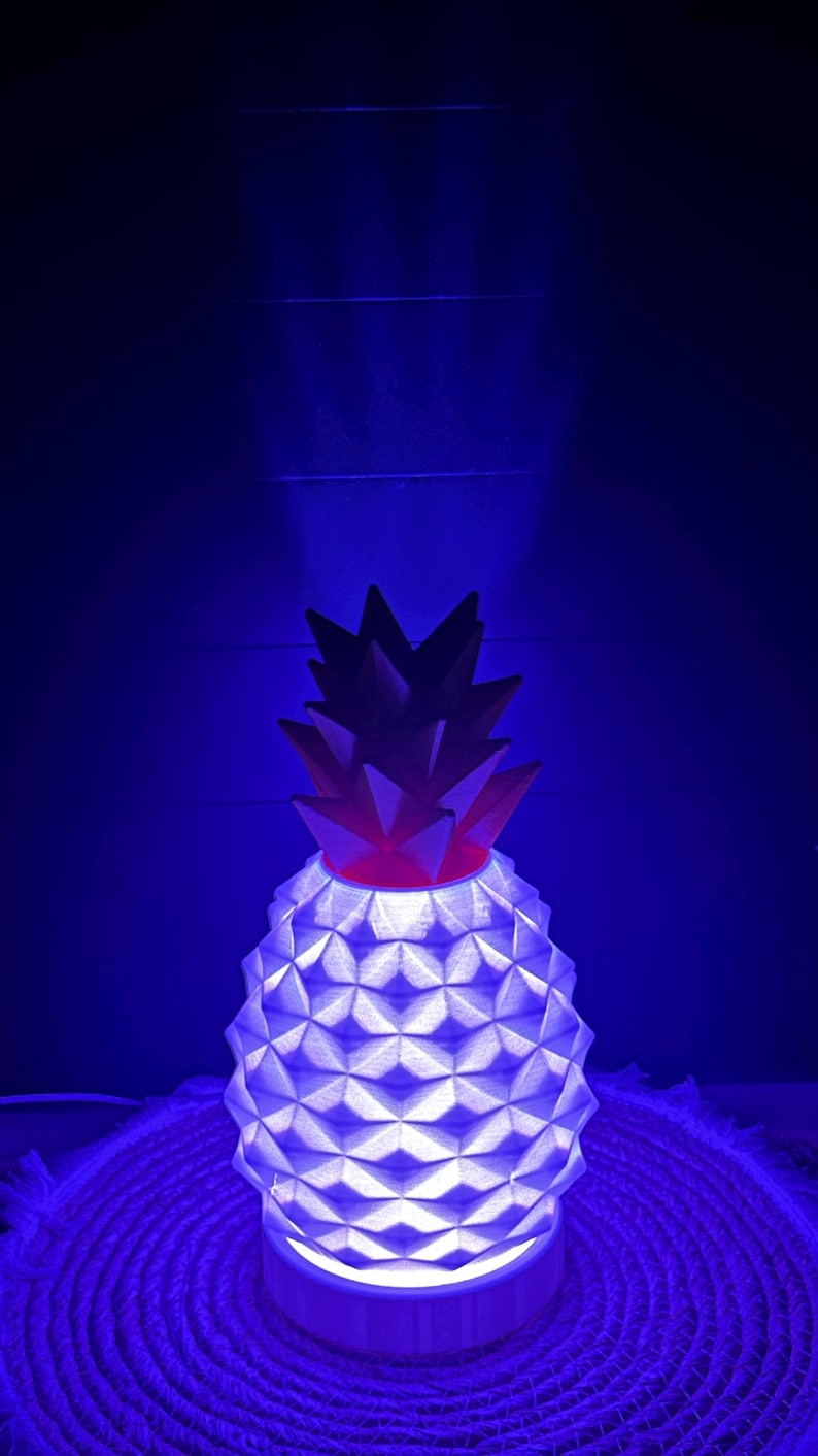 Lampe ananas nacré