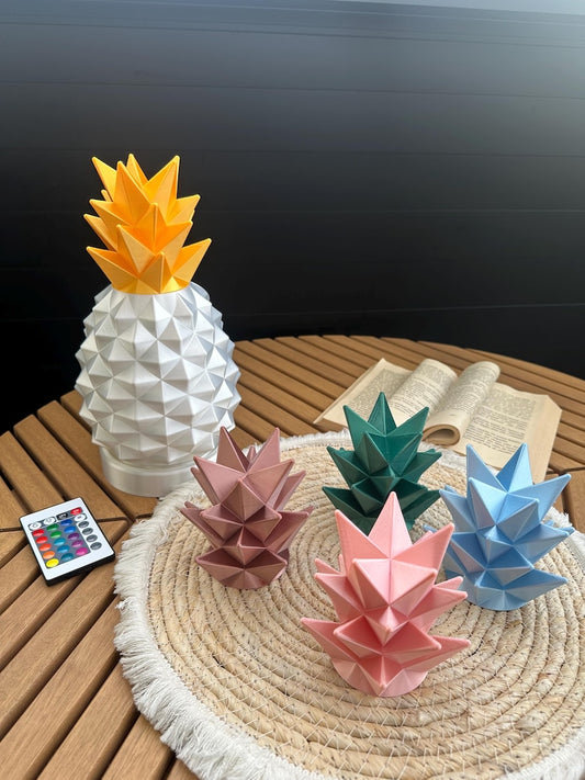 Lampe ananas nacré