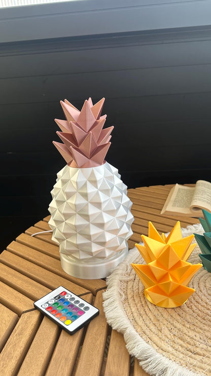 Lampe ananas nacré