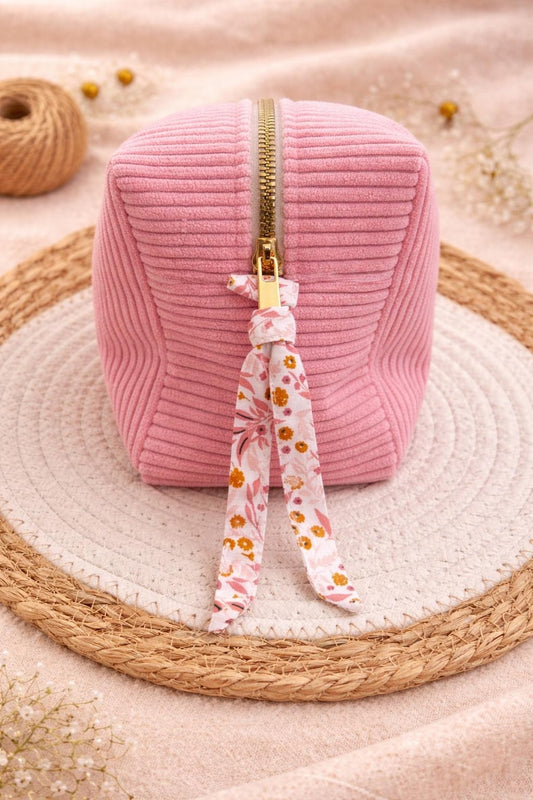 Trousse de toilette en velours