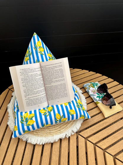 Coussin de lecture Citrons