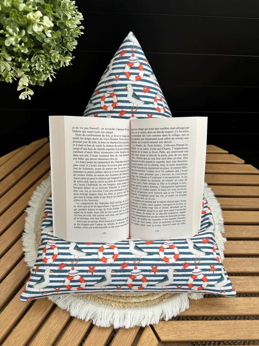 Coussin de lecture Mouettes